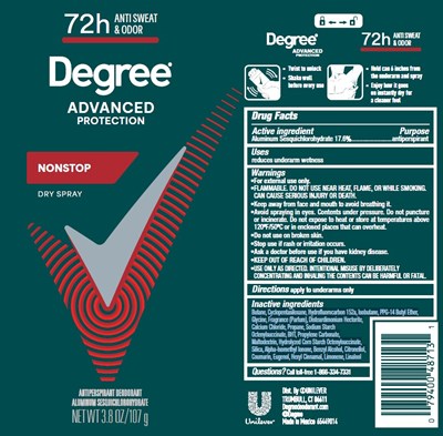 Artwork (Degree Advanced Protection Nonstop Dry Spray Antiperspirant Deodorant   Artwork)
